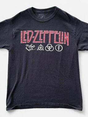 Men's Led Zeppelin Band Tee - size medium